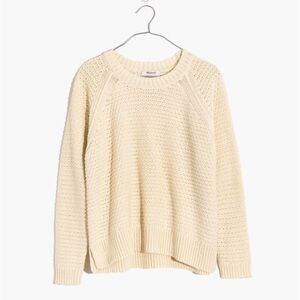 Madewell Open-Stitch Hopedale Pullover Sweater